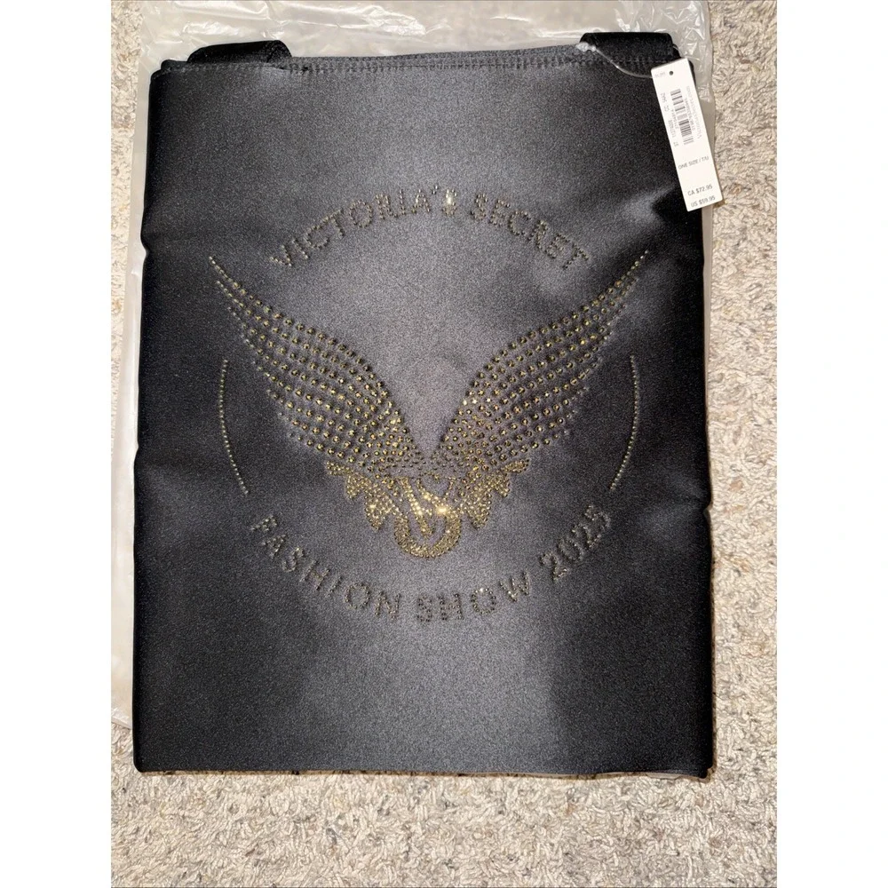 Victoria's Secret Black Fashion Show Tote‎ Bag New